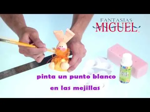 Como hacer un Centro De Mesa Con Conejitos - YouTube