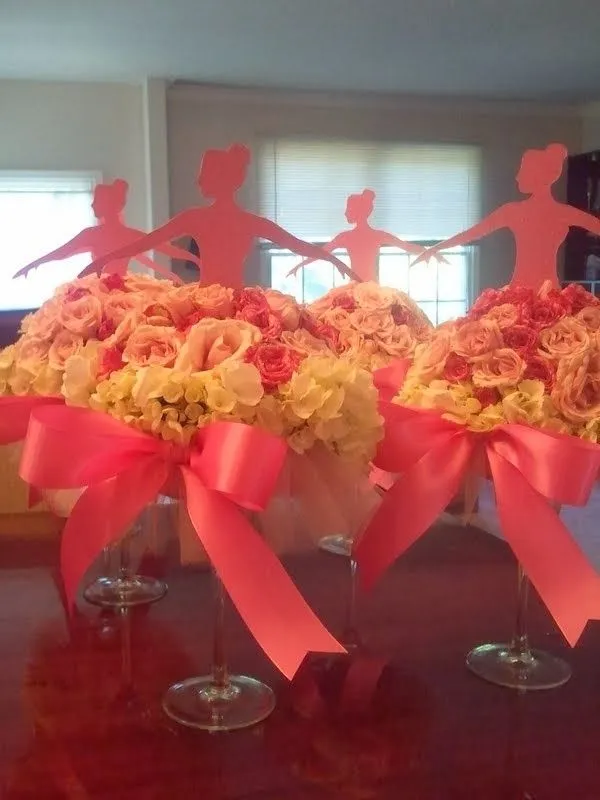 Centro de mesa para Fiesta de 15 años. | Ideas y material gratis ...