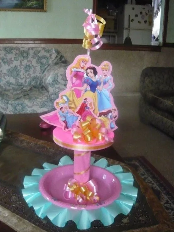 Centro de mesa para fiesta de niña | Party Ideas | Pinterest ...