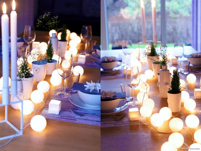 Centro de Mesa con Luces para Eventos Especiales, manualidades ... Centro de Mesa con Luces para Eventos Especiales, manualidades ...