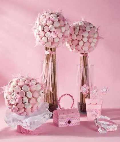centro de mesa con malvaviscos para 15 años | Mesa de Dulces ... centro de mesa con malvaviscos para 15 años | Mesa de Dulces ...