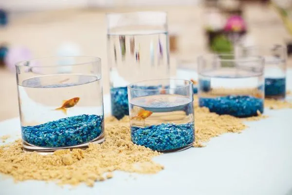Un centro de mesa muy marina! Idóneo para una fiesta mar / An ...