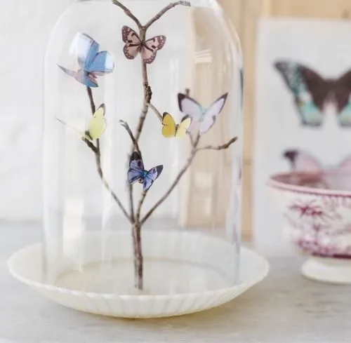 Centro de mesa con mariposas para 15 años | Manualidades de hogar ...