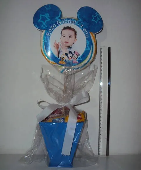 Centro de Mesa Mickey / Baby Disney 35cm | Buquê Bebê | Elo7 Centro de Mesa Mickey / Baby Disney 35cm | Buquê Bebê | Elo7