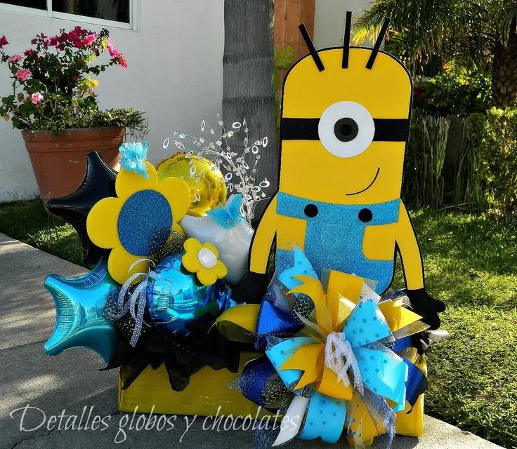 Centro de mesa Minion | Centros de mesa fiestas infantiles niñas ... Centro de mesa Minion | Centros de mesa fiestas infantiles niñas ...