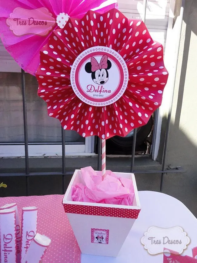 Centro de Mesa, Minnie Mouse! | centros de mesa | Pinterest Centro de Mesa, Minnie Mouse! | centros de mesa | Pinterest