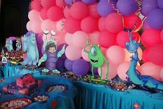 Centro de mesa de monster inc - Imagui