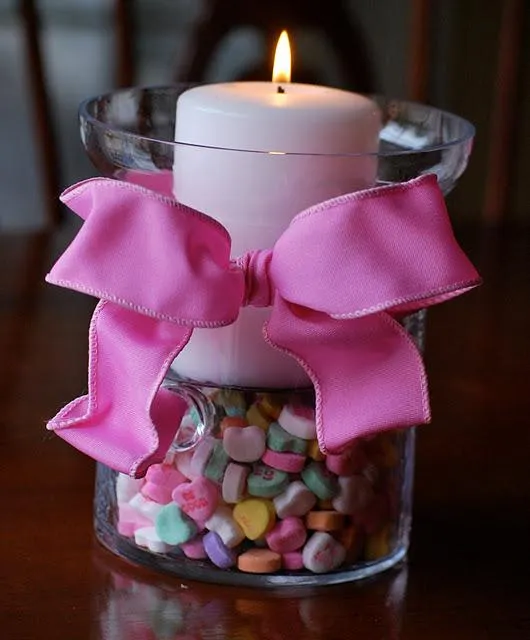 Un centro de mesa para san valentín - Paperblog
