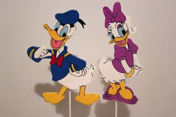 Centro de mesa del pato donald - Imagui