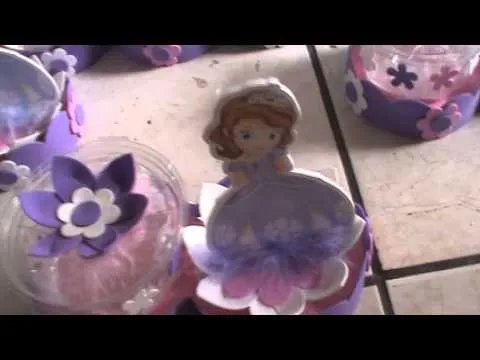 CENTRO DE MESA PRINCESA SOFIA )ATELIÊ FRAN E.V.ARTES) - YouTube