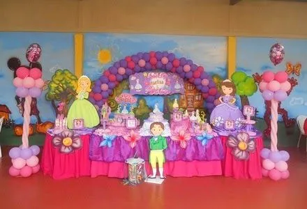 Princesa sofia decoración fiesta globos - Imagui Princesa sofia decoración fiesta globos - Imagui