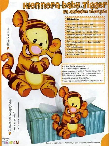 Moldes para Todo: * Klennera baby tigger