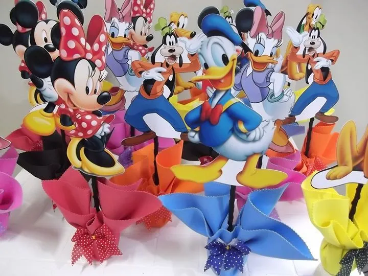 Centro de mesa pato donald - Imagui