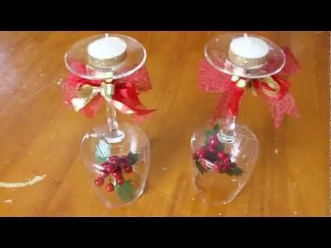 Centro de mesa con velas para cena de fin de año - YouTube