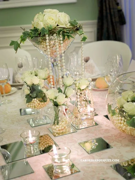 Imágenes de centro de mesas para bodas - Imagui