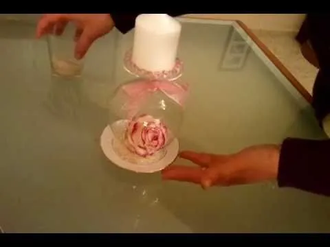 Centro de velas con copa - YouTube