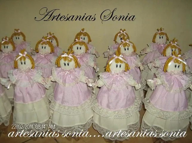 Artesanias Sonia: Muñequitas en Manta....