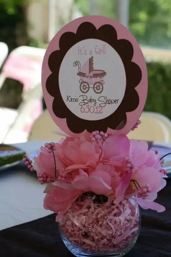 Centro de Mesa para Baby Shower | CENTROS DE MESA | Pinterest ...