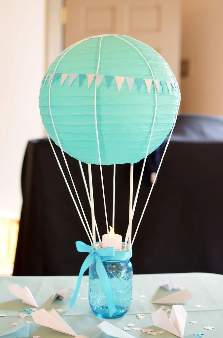 3 centros de mesa para baby shower de niño - Baby Shower Perfecto ...