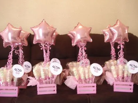 Centros de mesa para bautizo con bombones y globos - Imagui Centros de mesa para bautizo con bombones y globos - Imagui