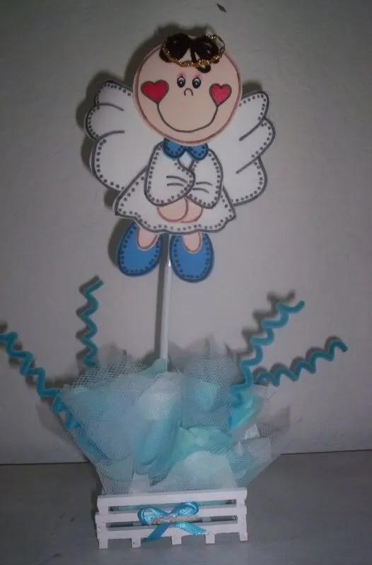 Manualidades de centros de mesa para bautizos - Imagui