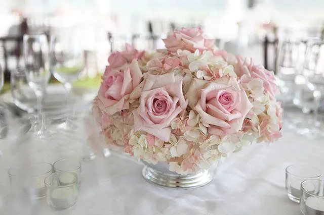 Centros de mesa para boda en estilo vintage