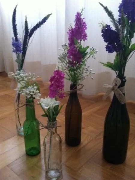 Centros de mesa para bodas reciclados | Boda Hoy Centros de mesa para bodas reciclados | Boda Hoy