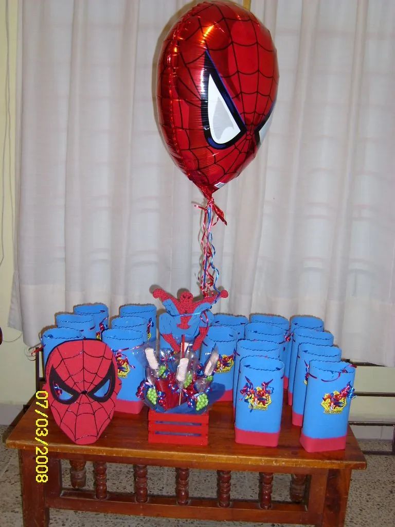 CENTROS DE MESA » BOLSITAS FOMI, SPIDERMAN