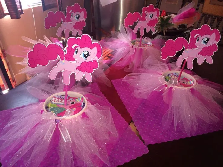 Centros de mesa y bombonera | My little pony | Pinterest