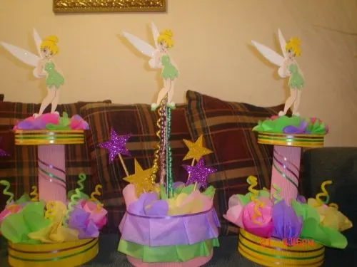 Imagen de centros de mesa de Tinkerbell - Imagui