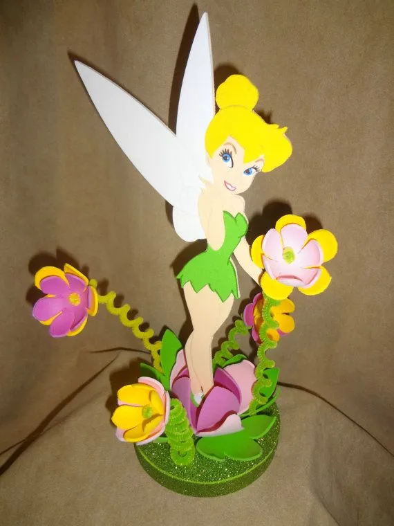 Modelos de centro de mesa de Tinkerbell - Imagui
