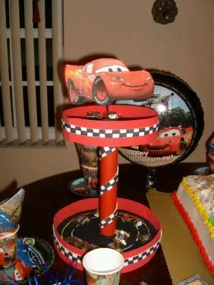 Centros de mesa cars gratis - Imagui