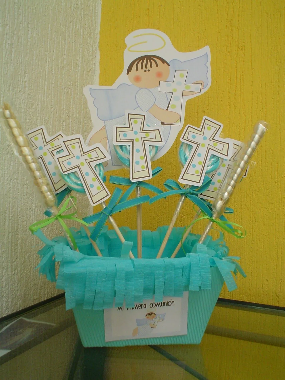 Centros de mesa de la Primera Comunión para niña - Imagui