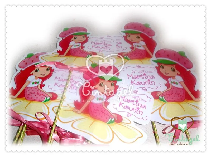 Manualidades de frutillita para cumpleaños - Imagui