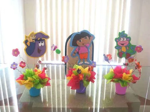 centros de mesa dora | Fiesta Dora la exploradora | Pinterest ... centros de mesa dora | Fiesta Dora la exploradora | Pinterest ...