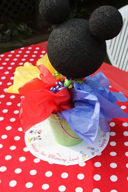 Centros de mesa para fiesta de la Casa de Mickey. | Ideas y ... Centros de mesa para fiesta de la Casa de Mickey. | Ideas y ...