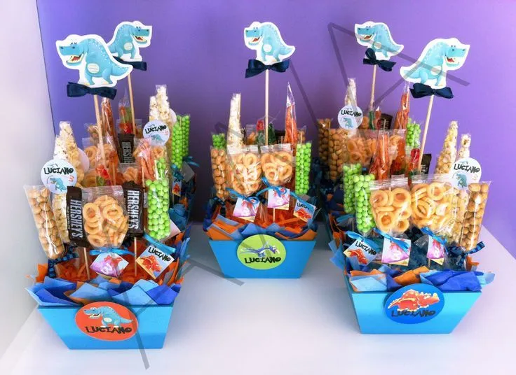 centros de mesa para fiesta de dinosaurios | Party Ideas ...