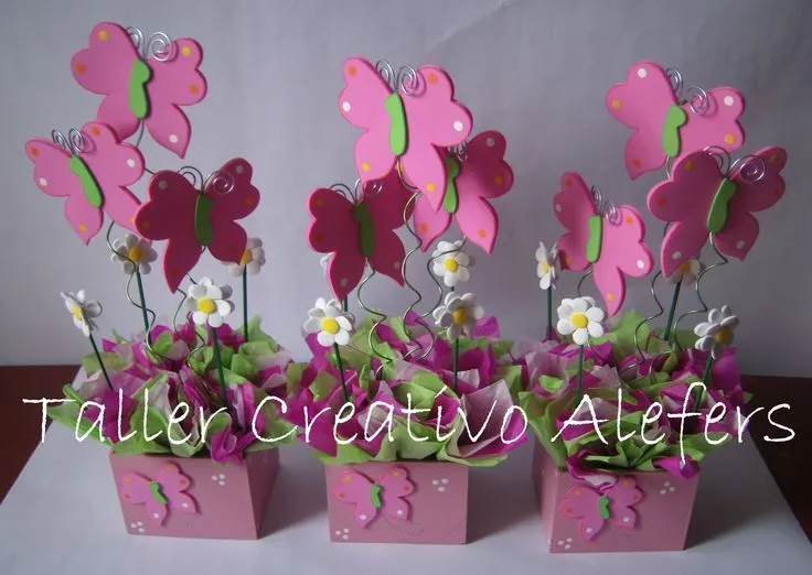 Centros de mesa en fomix - Imagui