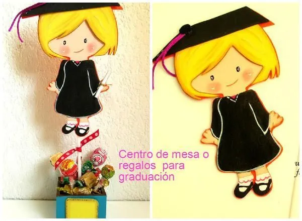 Centros de mesa para graduación en foami | Goma Eva | Pinterest