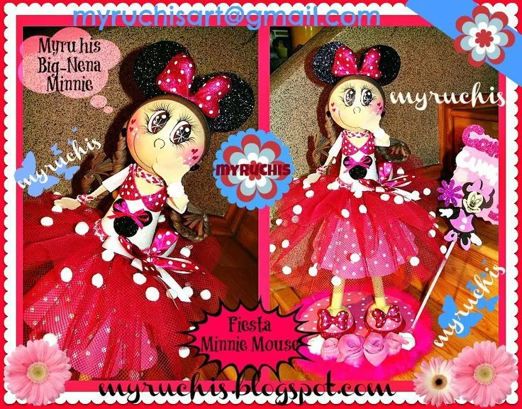 Centros de Mesa Infantiles, Fiesta Minnie Mouse myruchis.blogspot ...