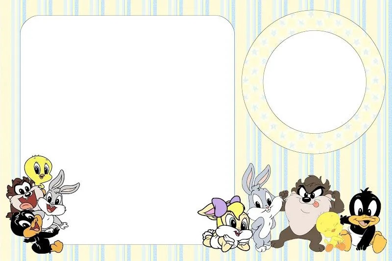 Tarjetas de cumpleaños de los baby looney toons - Imagui