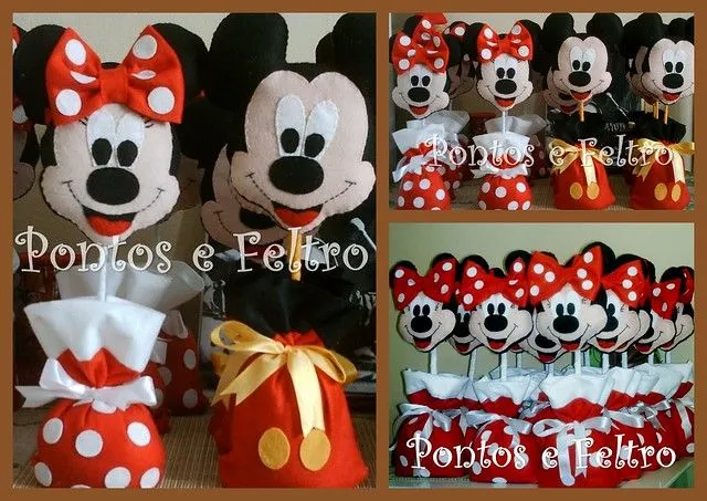 Centro de mesa de Mickey Y MINNIE - Imagui