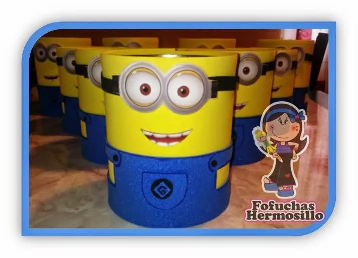 Fofuchas Hermosillo - Plaza Zaragoza: Latas de Foamy, Minions