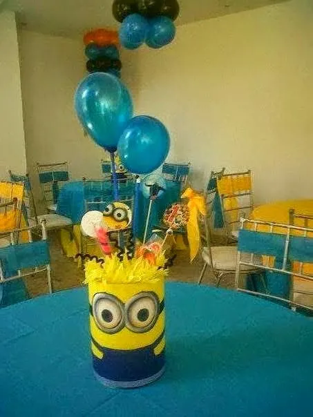 Centros de mesa de los minions - Imagui