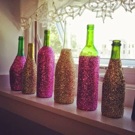Centros de mesa de navidad reciclados - Decoguia