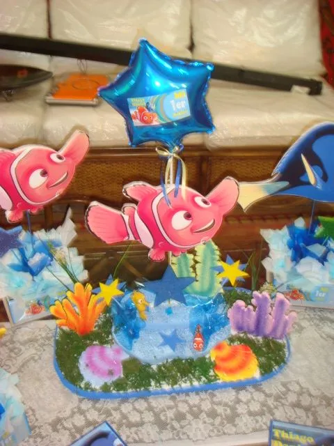 MELANY: ARREGLOS DE MESA - PERSONAJE "NEMO" 1er. Añito MELANY: ARREGLOS DE MESA - PERSONAJE "NEMO" 1er. Añito