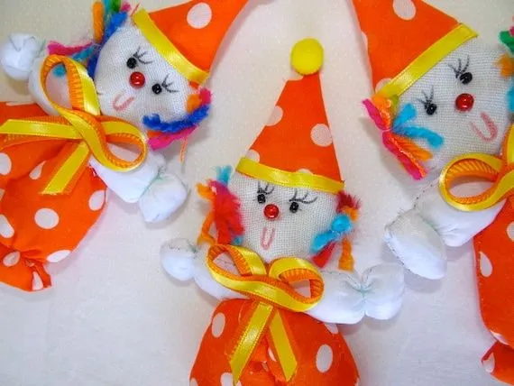 Como hacer centros de mesa de payaso - Imagui