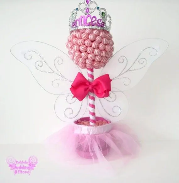 Centros de mesa de princesas para baby shower - Imagui