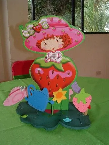 Centros de mesa infantil de rosita fresita - Imagui