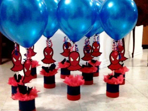 Centro de mesa de SPIDERMAN...!!! | Hazlo tu | Pinterest ...